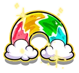 Rainbow Epic Drop™ FeatureSpins™ symbol