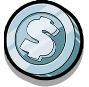 Silver Coin symbol